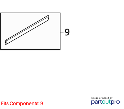 Audi Q5 Door Molding Lower TFSI 8R0853959BGRU