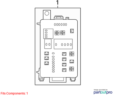Dodge 2007-2008 Dodge Charger Fuse And Relay Center 4692170AJ