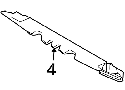 2006-2009 Land Rover Range Rover Lower Deflector PDB500240