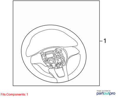 Volkswagen 2010-2018 Touareg Steering Wheel 7P6419091ANGB