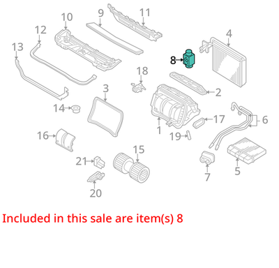 1999-2010 BMW E46 3-Series AC Expansion Valve 64503452759