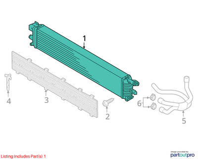 Audi 2012-2018 Audi A6 Radiator 4G0145804D