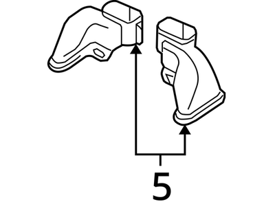 2005-2009 Land Rover LR3 Center Duct JKB500062