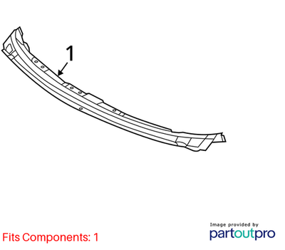 2014 Audi A6 Upper Cowl Panel OEM 4G0806205A