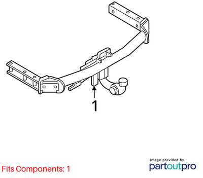 Audi 2009-2025 Audi Q5 Trailer Hitch 8R0800495E