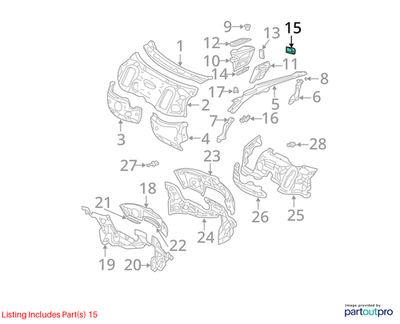 Mercedes-Benz 07-13 S550 Air Quality Sensor 2118300472