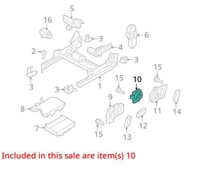 1986-2025 Volkswagen Jetta Seat Lumbar Adjust Switch 8E0959777B4PK