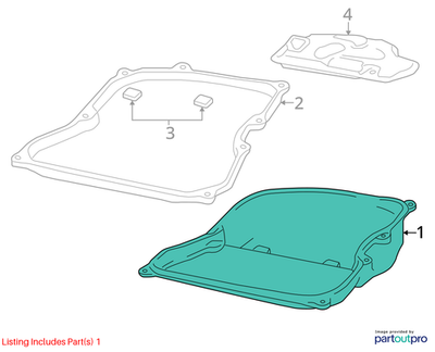 Volkswagen 2019 Volkswagen GTI Transmission Oil Pan 09G321361B