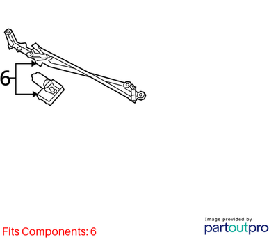 Audi 2007-2015 Q7 Windshield Wiper Motor 4L1955023F