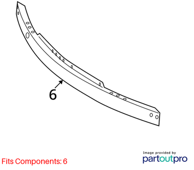 Mercedes-Benz 08-14 C300 Cross Member 2046204100
