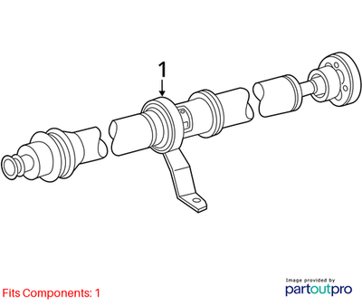 Audi 2008-2016 Audi A4 Drive Shaft 8K0521101