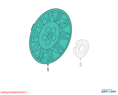 Dodge 2008-2010 Dodge Charger Wheel Cover 1DU31PAKAB