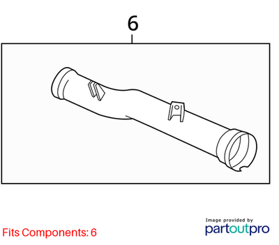 2012 Mini Cooper Countryman Coolant Water Pipe Used OEM 11537589713
