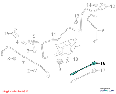 Audi 2010-2016 Audi A3 Oxygen Sensor 1K0998262L