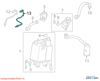 2011–2016 BMW 520i Post-Catalyst Oxygen Sensor OEM 11787589122