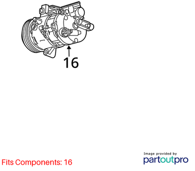 2018 Cadillac CTS A/C Compressor Kit Used OEM 84123928