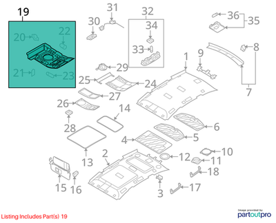 Audi 2025 Audi A6 Allroad Reading Light 4L094714012T