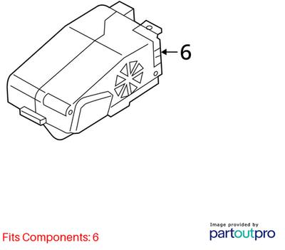 Audi 2012-2018 A6 Ignition Immobilizer Module 4H0905852C