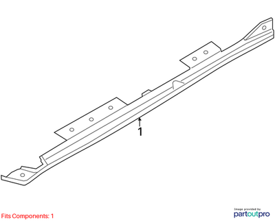 2012 Mini Cooper Countryman Left Door Sill Trim Used OEM 51779801887