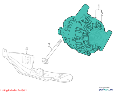 Jaguar 2000-2004 Jaguar S-Type Alternator XR842452