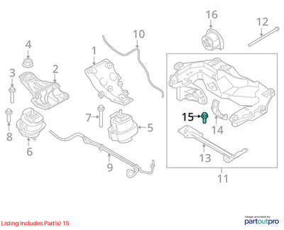BMW 2007-2019 BMW X5 Stop Buffer 22326773705