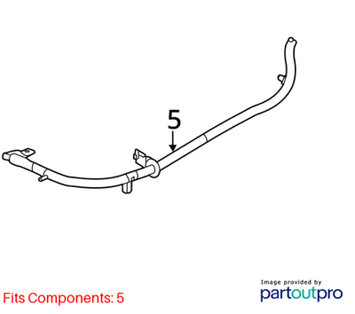 2018 Cadillac CTS Battery Positive Cable Extension Used OEM 23342259