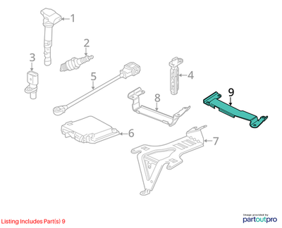 Audi 2005-2019 A4 Engine Control Module Bracket 8E0907500J