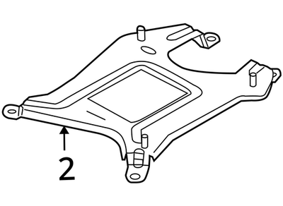 2010-2012 Land Rover Range Rover HVAC Blower Motor Bracket JHA500011