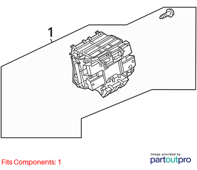2012 Audi A8 Quattro Air Distribution Housing Used OEM 4H1820356