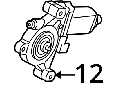 2017-2021 Volkswagen e-Golf Window Motor 8W0959801