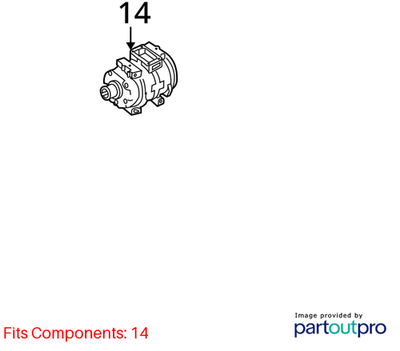 Dodge 2005-2008 Dodge Magnum A/C Compressor 4596492AD