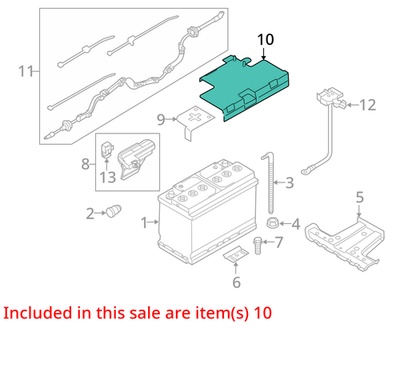 2021 Audi SQ5 Battery Cover 8K0915429G