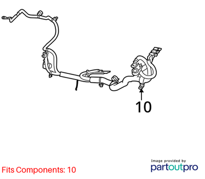 Jeep 2014-2015 Cherokee Battery Positive Wiring 68111052AE