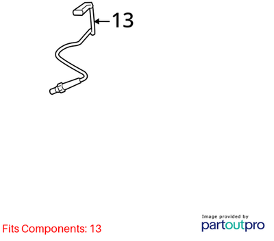 2011–2016 BMW 520i Post-Catalyst Oxygen Sensor OEM 11787589122