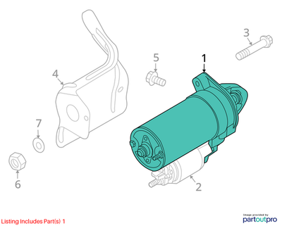 BMW 2006-2011 BMW X3 Starter Motor 12412354701