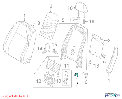 2011–2015 VW Jetta Side Body Trim Protector Used OEM 5C6972881