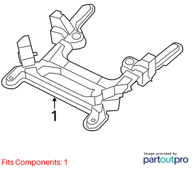 2009 Chevrolet Lumina Cradle Frame Drivetrain & Suspension (Used OEM 92221964