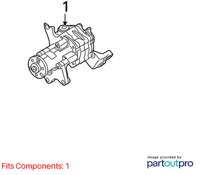 BMW X5 2009 V8 Power Steering Pump 32416781004