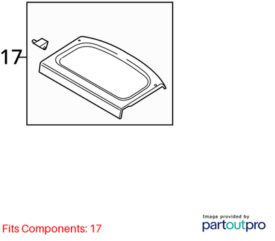 Volkswagen 2009-2018 Tiguan Luggage Compartment Cover 5N0867769M7T8