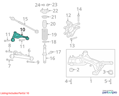 2000-2008 Jaguar S-Type Upper Control Arm C2D49448