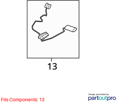 2011–2016 BMW 5 Series Fuel Level Sensor Used OEM 16117297340