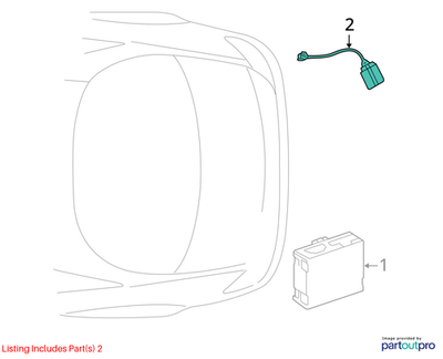 Mercedes-Benz 2007-2014 CL600 Rear View Camera 2218200397