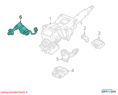 2018 Cadillac CTS Steering Column Telescope Actuator Used OEM 22935088