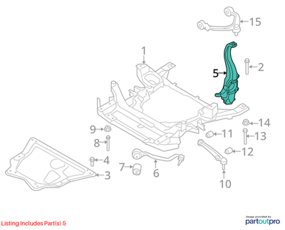 BMW 2007-2021 BMW X5 Steering Knuckle 31216869869