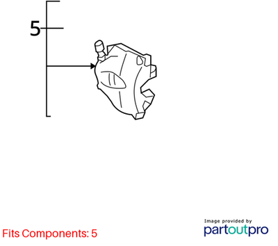 Volkswagen 2012-2020 Volkswagen Arteon Disc Brake Caliper 3C0615123