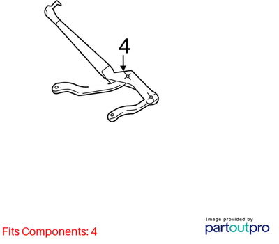 Mercedes-Benz 2006-2013 S350 Wiper Arm 2218200244
