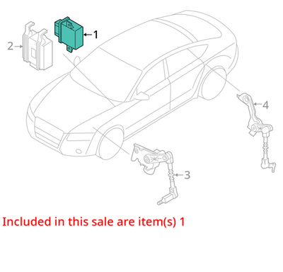 2012-2018 Audi A6 Headlight Control Module 4H4907357E