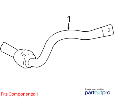 Audi 2012-2018 A6 Suspension Stabilizer Bar 4G0411309C