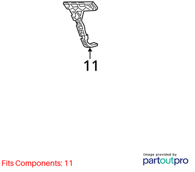 Audi Bumper Guide 8R0807453C