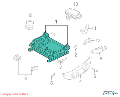 Dodge 2008-2010 Challenger Power Seat Adjuster 5138979AA
